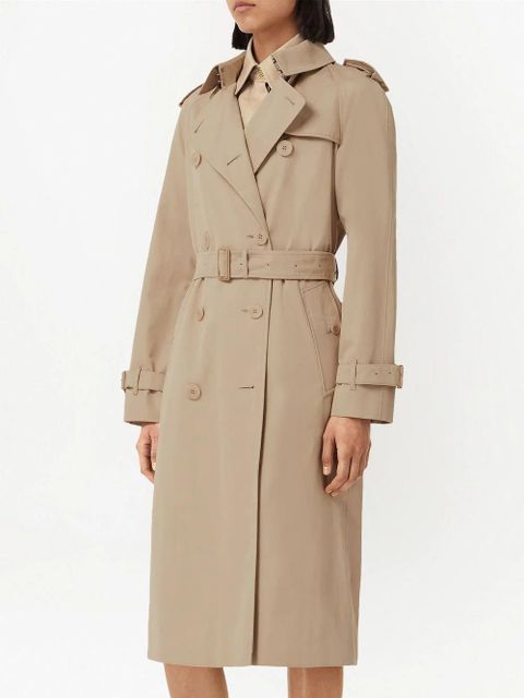 Burberry double-breasted belted trench coat - Neutrals