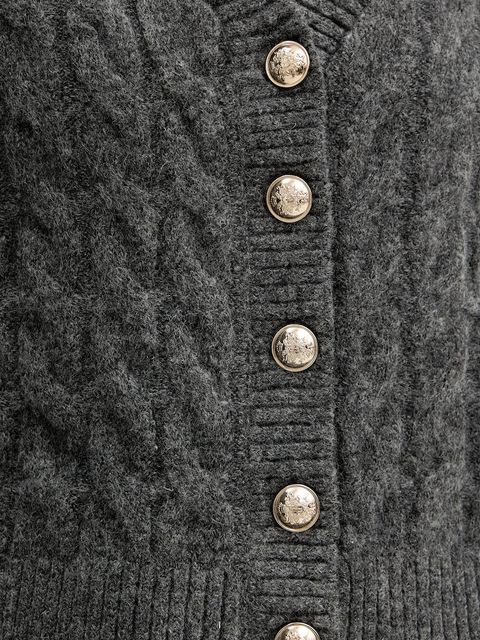 Morgan sukienka z domieszką wełny kolor szary mini dopasowana RMGREY