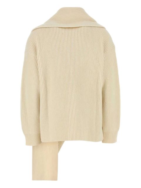 Jil Sander ribbed sweater - Neutrals - zdjęcie produktu nr 2