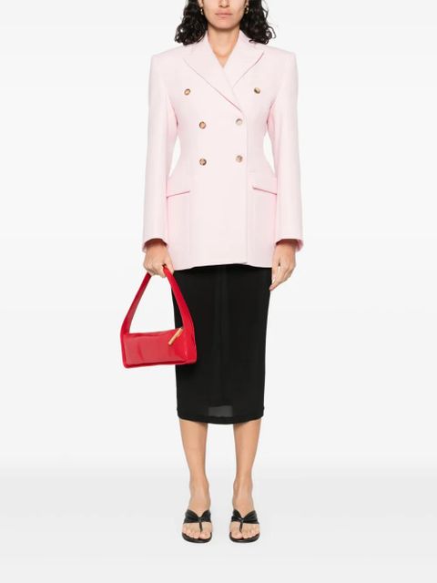 WARDROBE.NYC semi-sheer midi skirt - Black - zdjęcie produktu nr 2