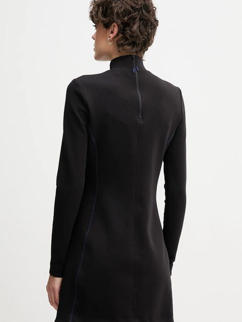 Calvin Klein Jeans sukienka kolor czarny mini rozkloszowana LV044D222G