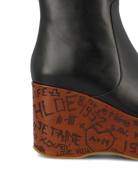 Chloé 80mm Maxime boots - Black
