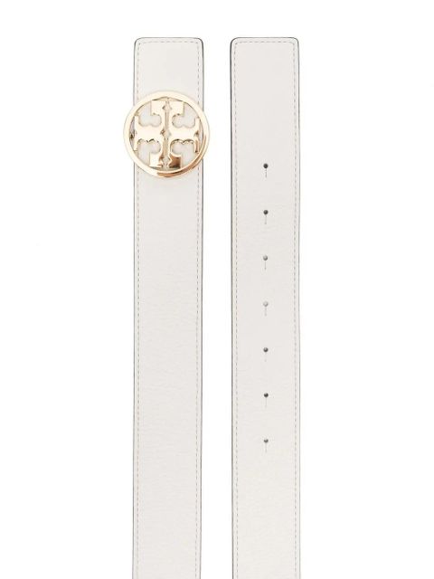 Tory Burch Miller reversible leather belt - White - zdjęcie produktu nr 2