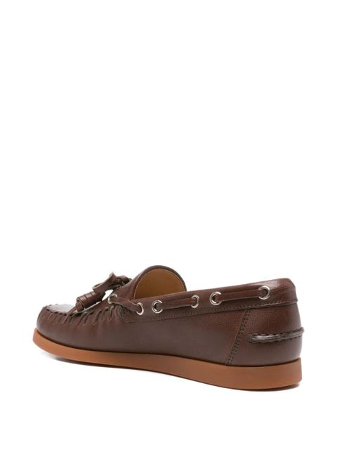 Valentino Garavani Palm Avenue leather loafers - Brown