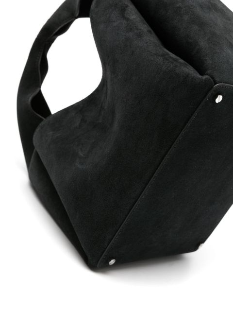 TOTEME suede bucket bag - Black