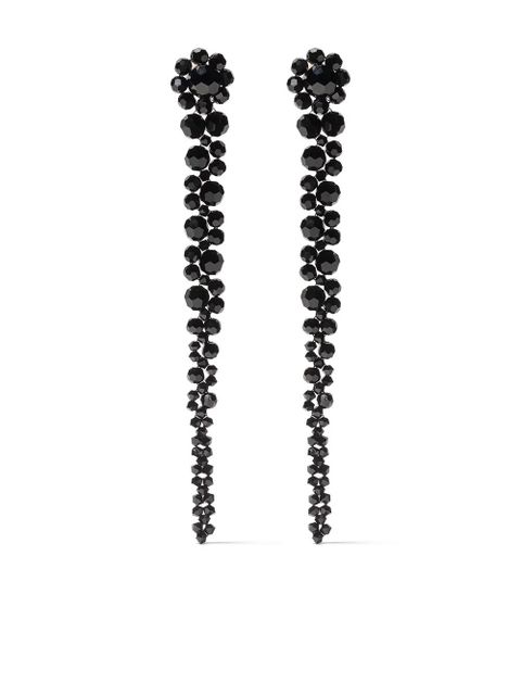 Simone Rocha bead drip earrings - Black
