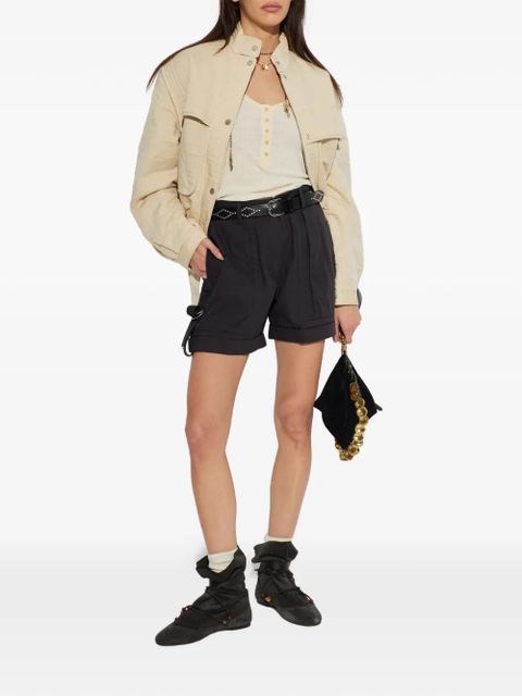 ISABEL MARANT ring detail shorts - Black - zdjęcie produktu nr 2