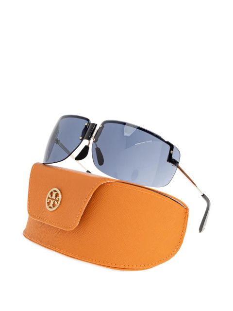 Tory Burch Shield Runway sunglasses - Blue