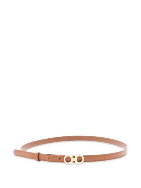 Ferragamo logo-buckle leather belt - Neutrals - zdjęcie produktu nr 1