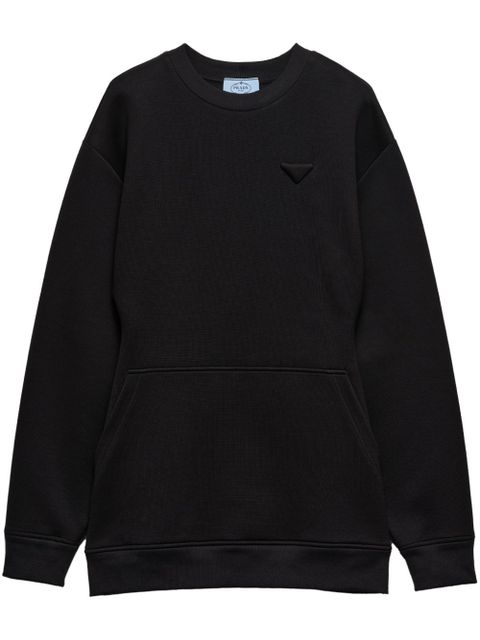 Prada embossed logo sweatshirt - Black - zdjęcie produktu nr 1