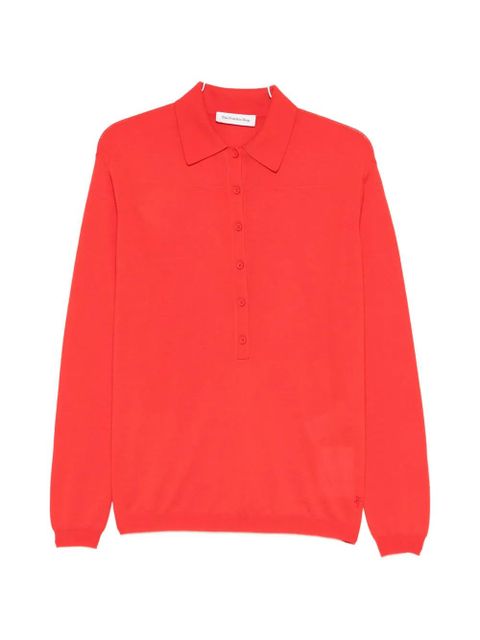 The Frankie Shop buttoned long-sleeve sweater - Red - zdjęcie produktu nr 1
