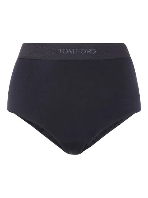 TOM FORD logo-print briefs - Black - zdjęcie produktu nr 1