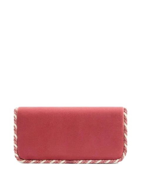 Valentino Garavani Locò jewel-embellished VLogo clutch - Pink - zdjęcie produktu nr 2