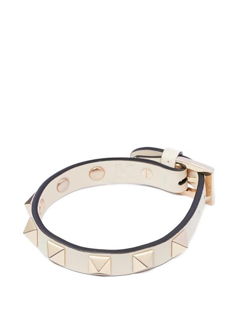 Valentino Garavani Rockstud leather bracelet - Neutrals - zdjęcie produktu nr 2