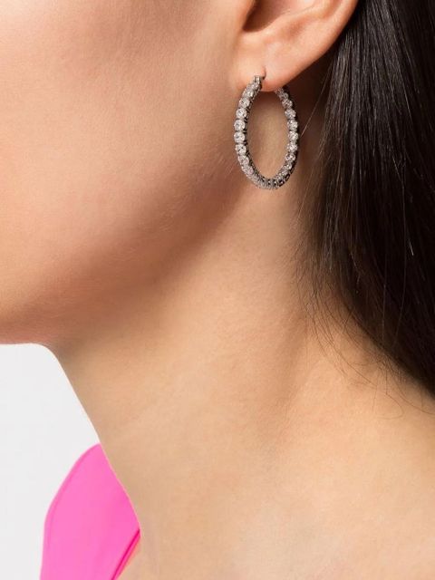 Swarovski Matrix hoop earring - Silver - zdjęcie produktu nr 2