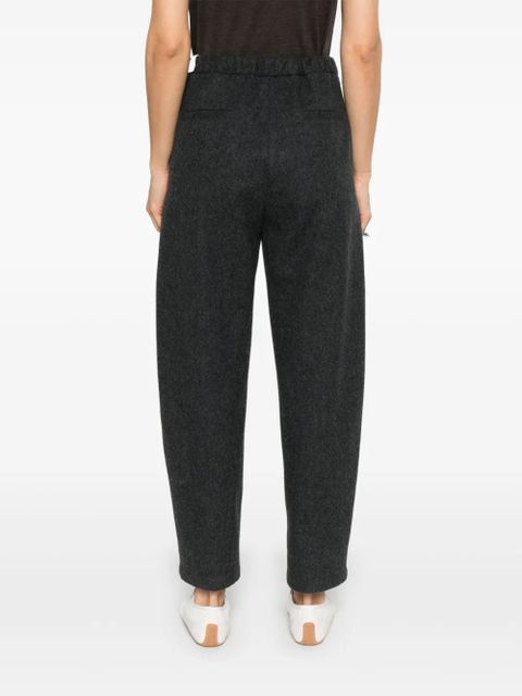 Jil Sander felted wool trousers - Grey