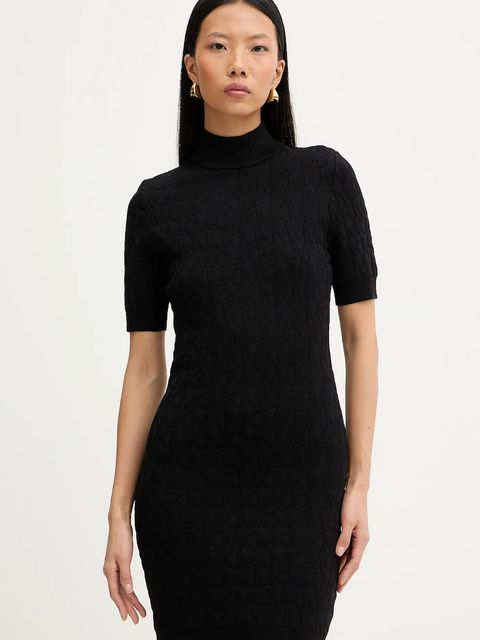 MICHAEL Michael Kors sukienka kolor czarny mini dopasowana MF58393JWV - zdjęcie produktu nr 1