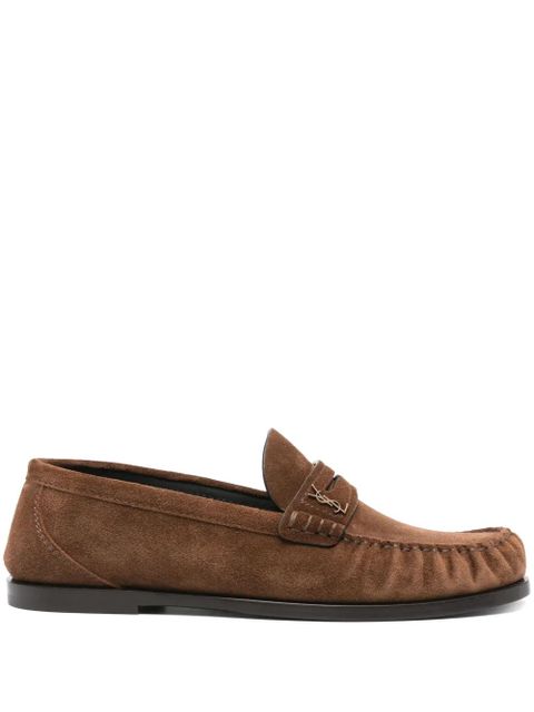 Saint Laurent suede loafers - Brown - zdjęcie produktu nr 1