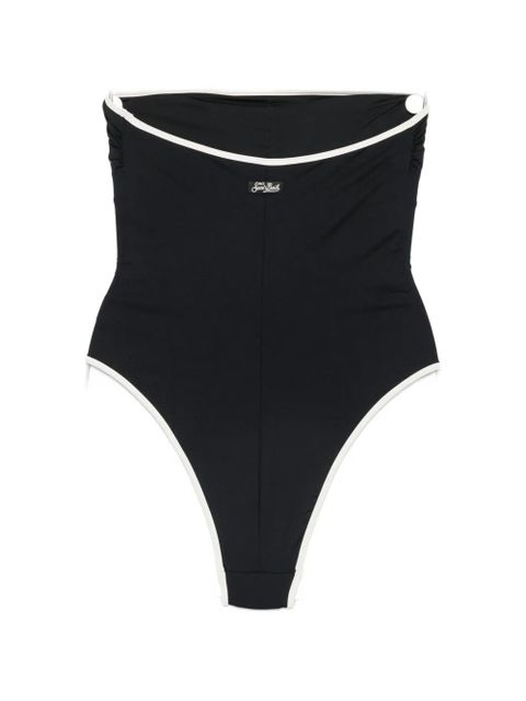 MC2 Saint Barth Khyra String ruched swimsuit - Black - zdjęcie produktu nr 2