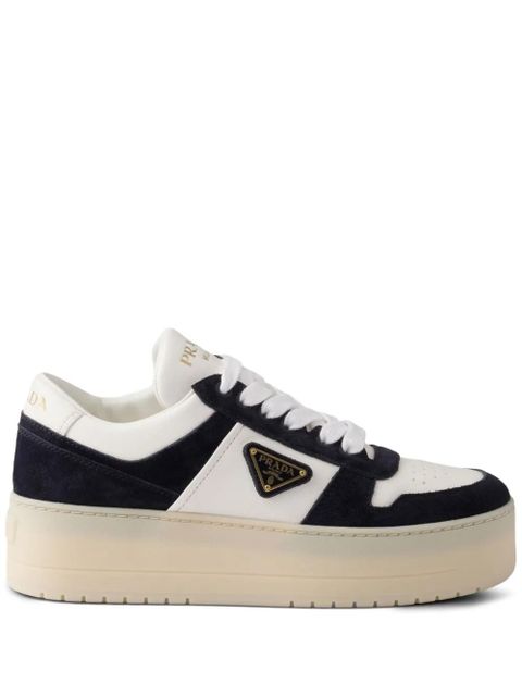 Prada Downtown platform sneakers - White