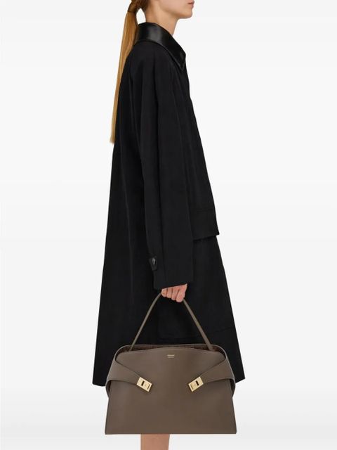 Ferragamo Hug structured tote bag - Brown - zdjęcie produktu nr 2