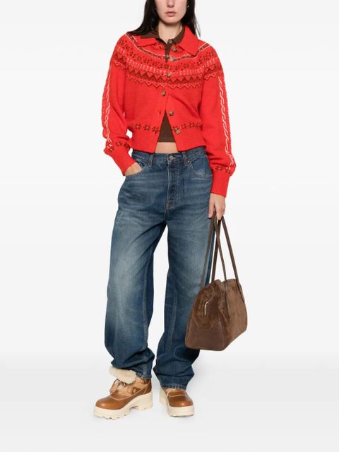 Guest In Residence Cloud Chalet button-front cardigan - Red