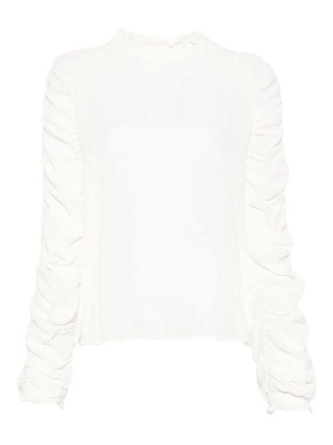 TWINSET puffed-sleeve blouse - White - zdjęcie produktu nr 1