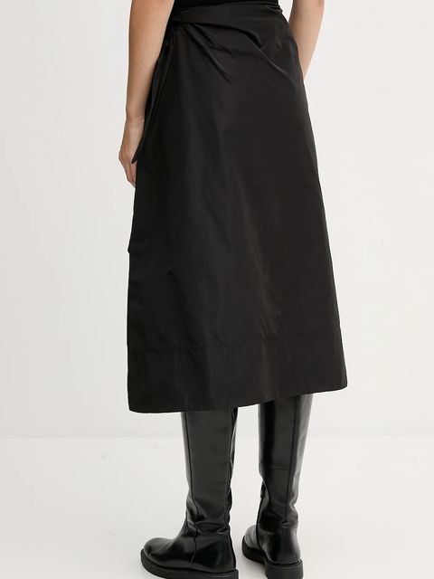 Sandro Ferrone spódnica kolor czarny midi rozkloszowana S14YBFBERE