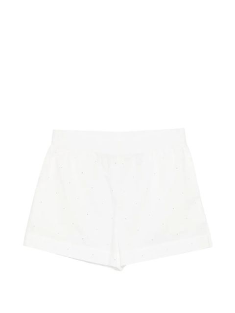 MC2 Saint Barth Meave crystal-embellishment shorts - White - zdjęcie produktu nr 1