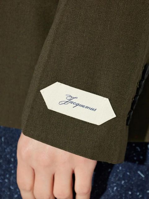 Jacquemus The Carré single-breasted blazer - Green