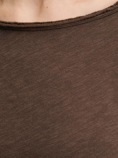 American Vintage longsleeve bawełniany T-SHIRT ML COL BATEAU