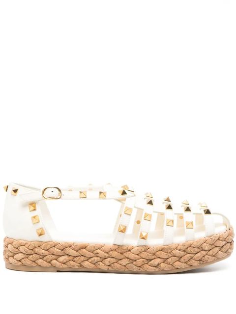 Valentino Garavani Rockstud sandals - White - zdjęcie produktu nr 1