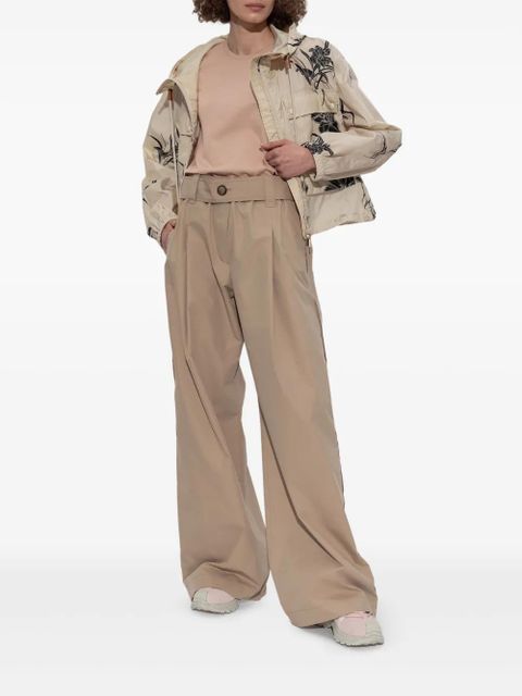 Moncler wide-leg trousers - Neutrals