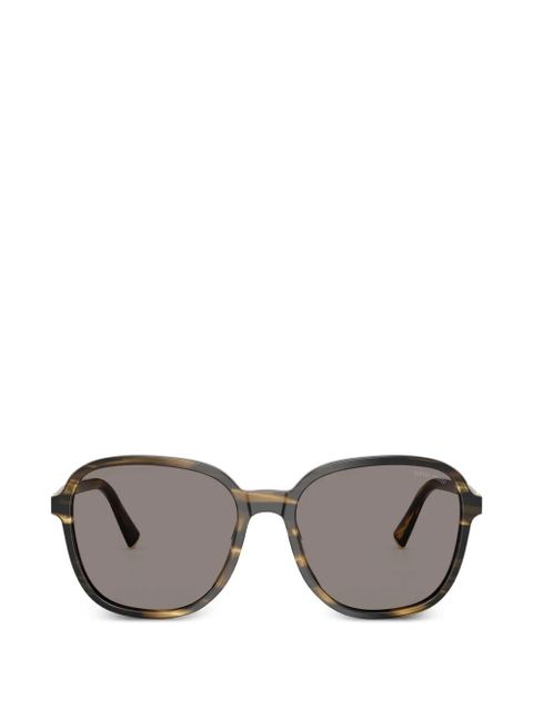Miu Miu Eyewear oversized-frame sunglasses - Brown - zdjęcie produktu nr 1