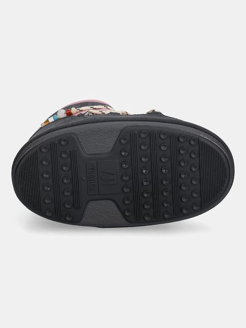 Moon Boot śniegowce MB X GIR ICON LOW SUEDE BEADS kolor różowy 80D1409730-HJ05