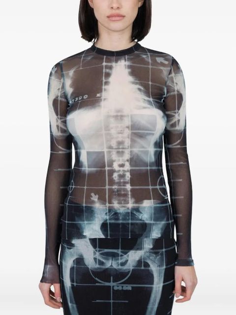 Jean Paul Gaultier Squeletor mesh top - Black - zdjęcie produktu nr 1