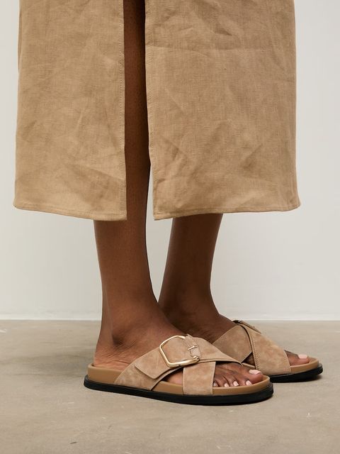 Answear.LAB klapki zamszowe - zdjęcie produktu nr 2