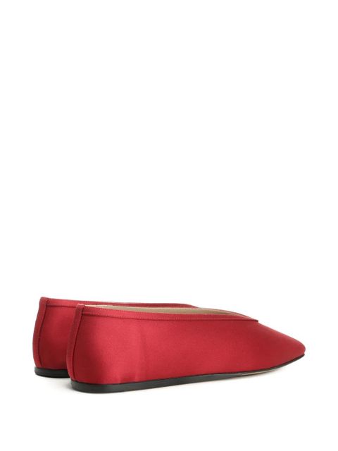 Le Monde Beryl Luna satin ballet flats - Red