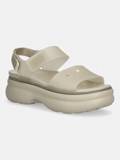 Crocs sandały na platformie damskie Soho Frosted Y Strap Sandal - zdjęcie produktu nr 2