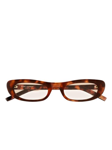 Saint Laurent Eyewear cat eye-frame sunglasses - Brown