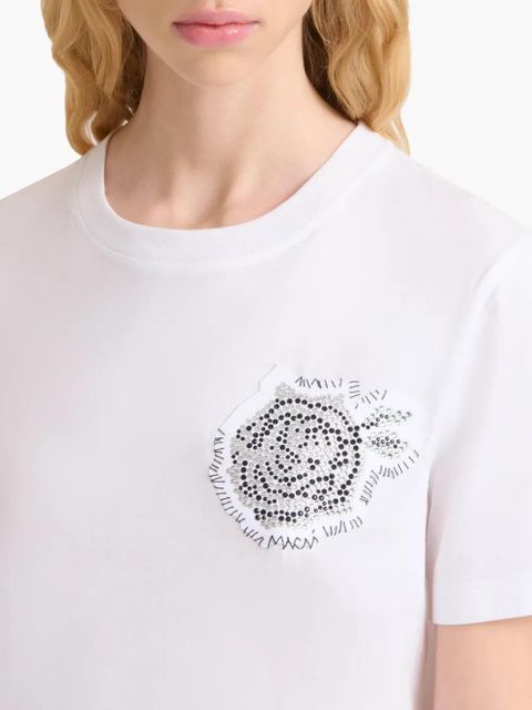 Marni patch-detail t-shirt - White