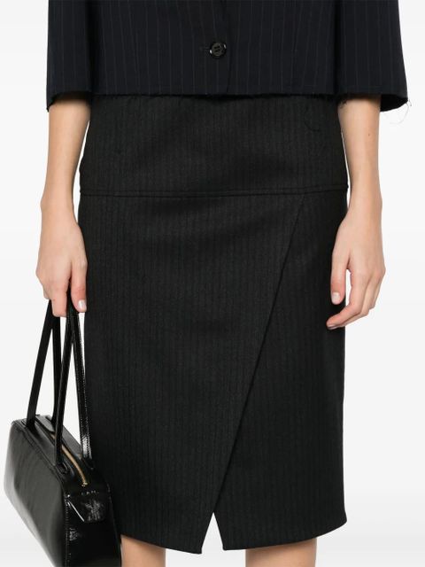 FENDI pinstripe skirt - Black