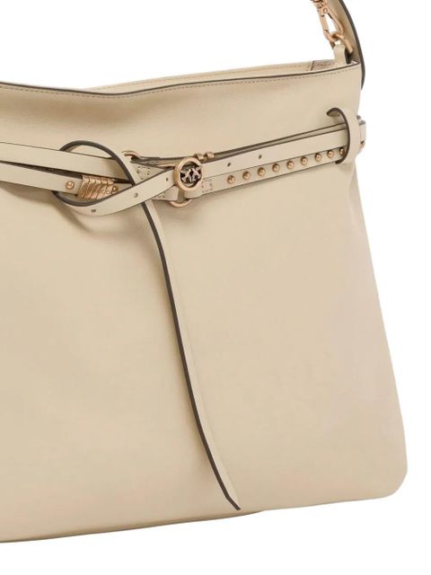 PINKO studded embellished shoulder bag - Neutrals