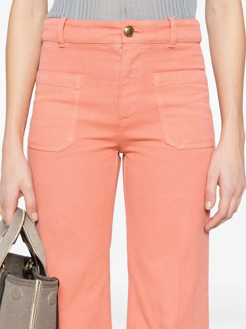 Chloé cropped bootcut trousers - Orange