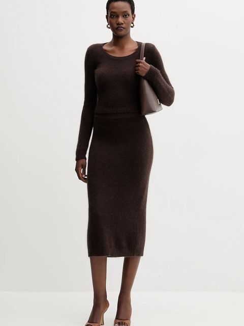 Furla torebka skórzana kolor brązowy WB00782.AX0733.4284S