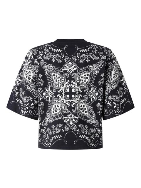 PINKO paisley print T-shirt - Black - zdjęcie produktu nr 2