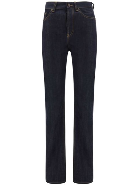 Saint Laurent 90s logo-patch jeans - Blue - zdjęcie produktu nr 1