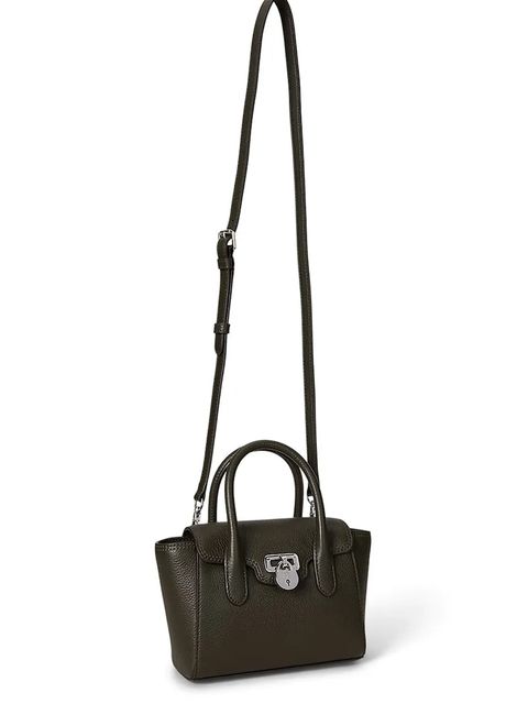 Lauren Ralph Lauren torebka skórzana kolor zielony 431969349 - zdjęcie produktu nr 2