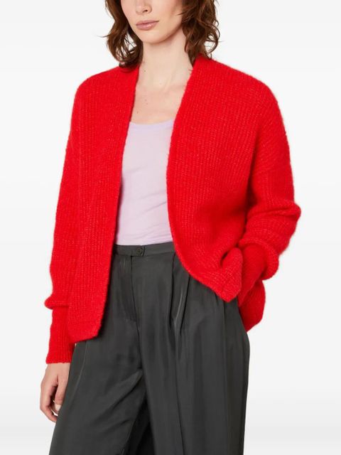 American Vintage East fluffy cardigan - Red
