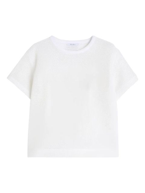 Max Mara mesh short-sleeved top - White - zdjęcie produktu nr 1